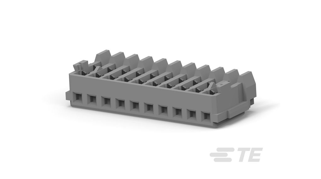 Connector MINI CT MT REC ASSY 10P GRAY